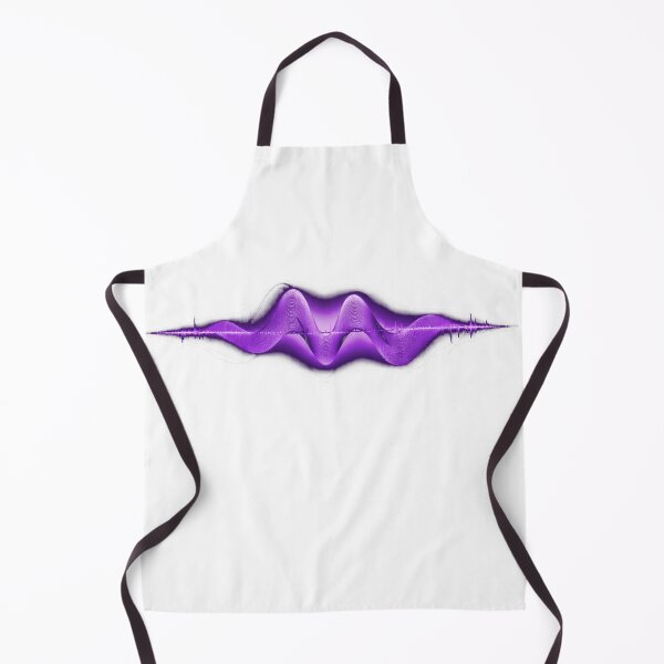 Item preview, Abstract Purple Sound Wave – Voice Signal Audio Visualization designed and sold by Mirgonhood.