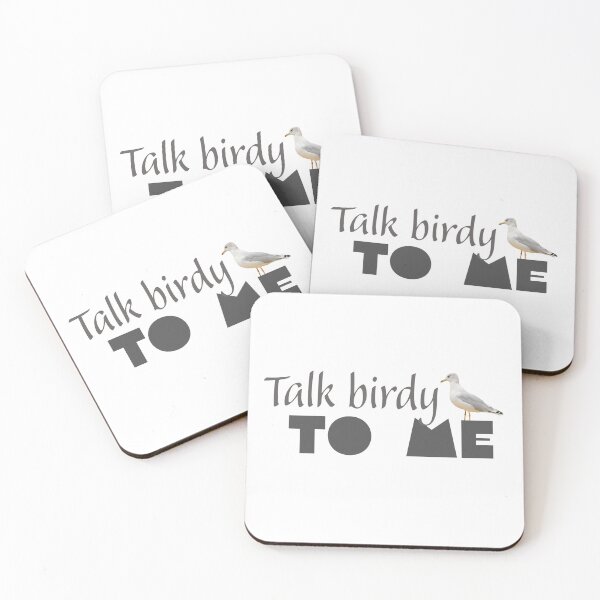 Item preview, Talk Birdy to Me Seagull Art designed and sold by hollyberry2424.