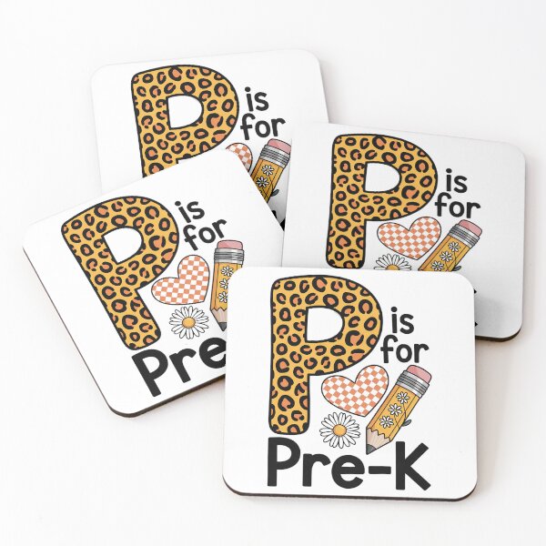 Item preview, P is for Pre K Teacher Leopard First Day of School designed and sold by VENOM0RIOT.