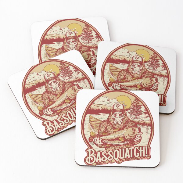 Item preview, Funny Bigfoot Fishing Shirt Bassquatch Vintage Sasquatch Bass Fisherman Tee designed and sold by RobertsTrung.
