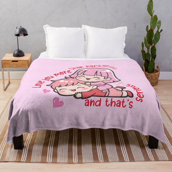 Item preview, Love You More Than Naps Cute Chibi Couple Apparel – Sweet Sleepy Couple Valentine Graphic designed and sold by KS-and-Prints.