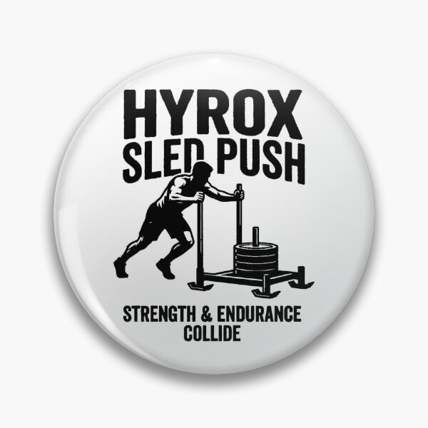 Artikelvorschau, Hyrox Sled Push Schwarz entworfen und verkauft von valezaziki.