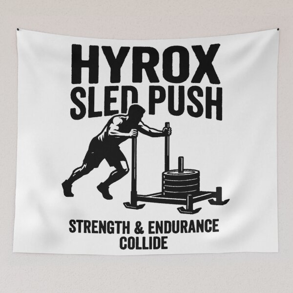 Item preview, Hyrox Sled Push Black designed and sold by valezaziki.