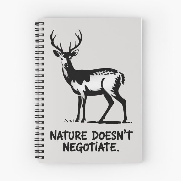 Item preview, Deer - Nature doesn't negotiate designed and sold by 123ks.