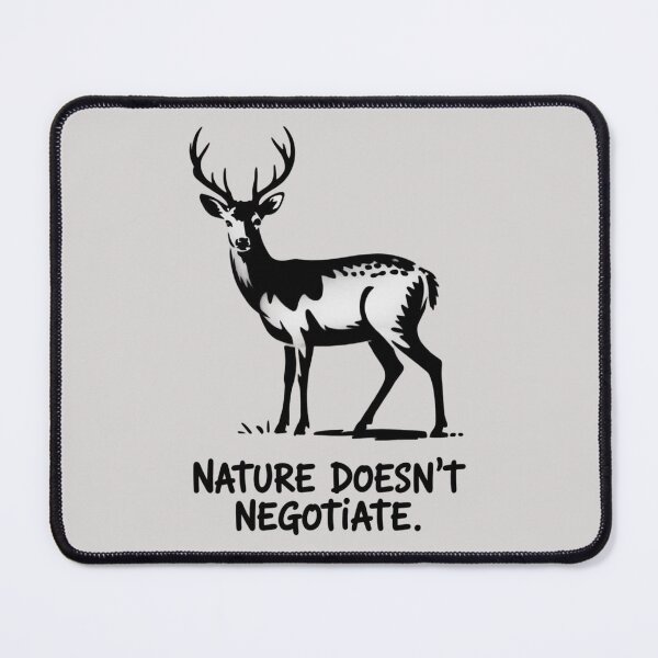 Item preview, Deer - Nature doesn't negotiate designed and sold by 123ks.