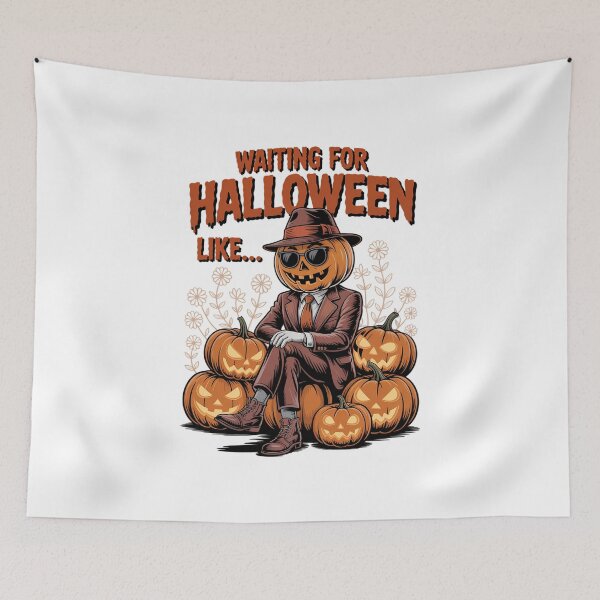 Item preview, Halloween Coquette Spooky Season Fall Halloween WAITING FOR HALLOWEEN LIKE designed and sold by VENOM0RIOT.