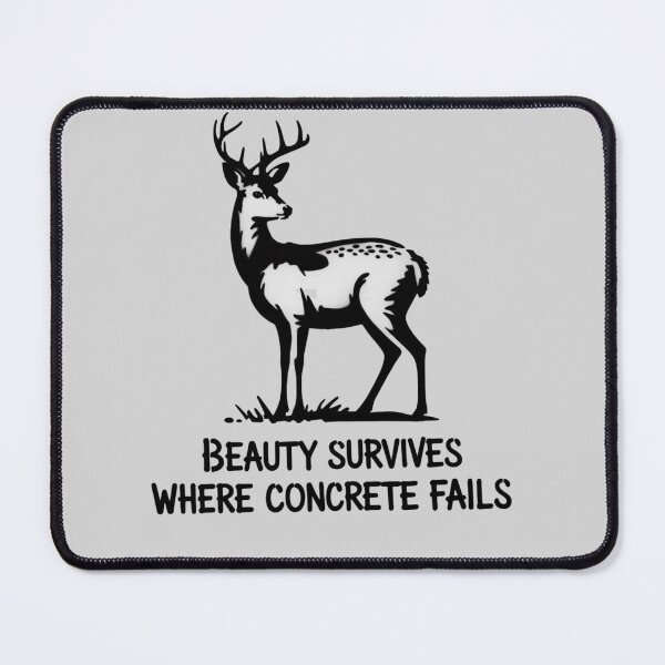 Item preview, Deer - Beauty survives where concrete fails designed and sold by 123ks.