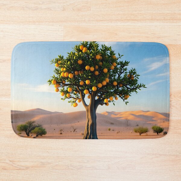 Item preview, Orange Tree in the Desert designed and sold by Peter Kraaibeek | Generative Designs and Car Art.