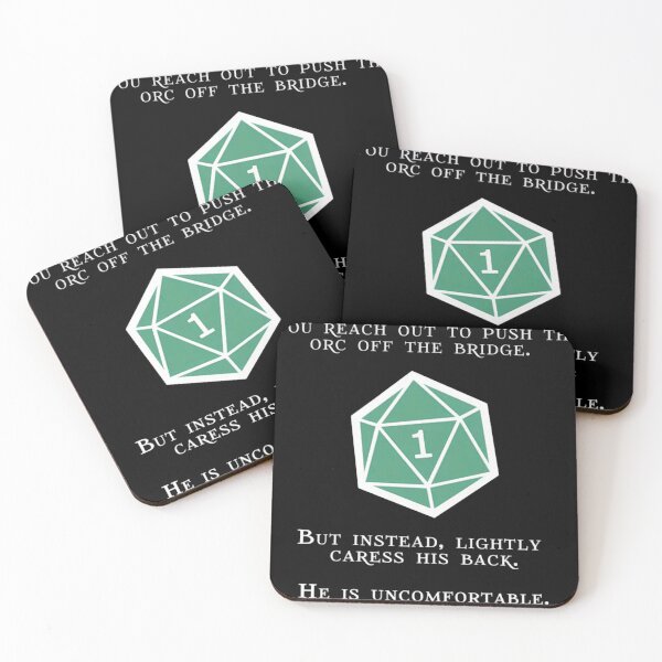 Item preview, Natural 1 Orc White designed and sold by dystopianquotes.