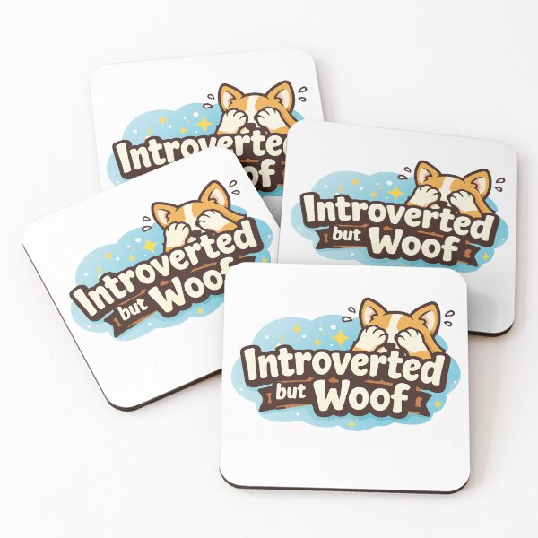 Item preview, Funny Introverted But Woof Dog Illustration designed and sold by BestChoiceService.