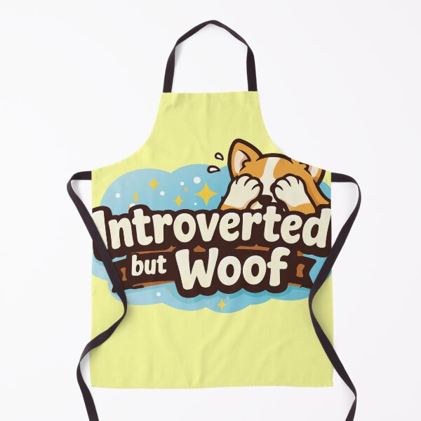 Item preview, Funny Introverted But Woof Dog Illustration designed and sold by BestChoiceService.