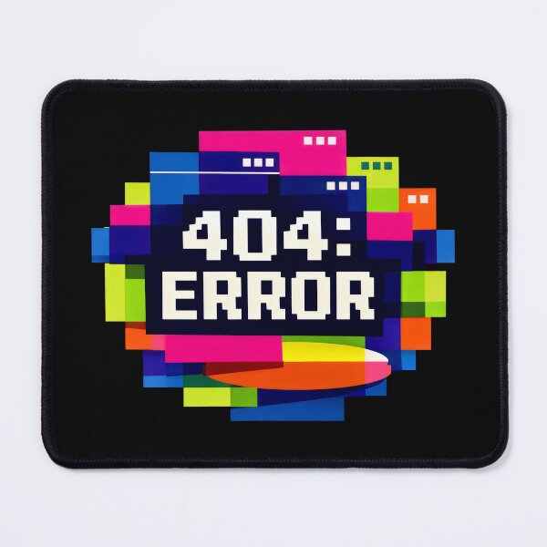 Item preview, 404 Error Glitch Tech Humor Vaporwave Aesthetic designed and sold by SplashTastic.