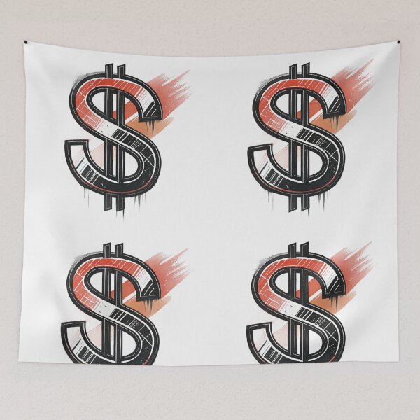 Item preview, Minimal Dollar Sign Streetwear Design designed and sold by NOVASTOCK117.