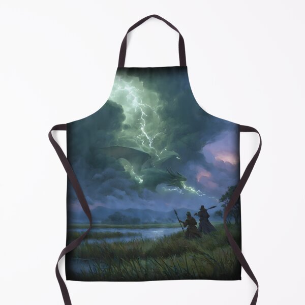 Item preview, Green Dragon Emergence Over Badlands - Fantasy RPG designed and sold by Mission Ready.