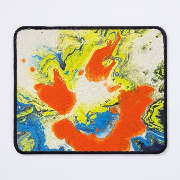 Item preview, Neon Frenzy: Abstract Fluid Explosion designed and sold by KitataCat.