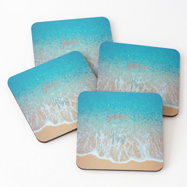 Item preview, Summer Vibes: Crystal Clear Turquoise Ocean Waves on Sandy Beach designed and sold by 21ARTSHIRT21.