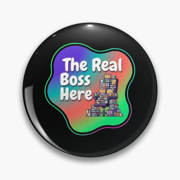 Item preview, The real boss here | Administrative assistant designed and sold by SocialStaticz.