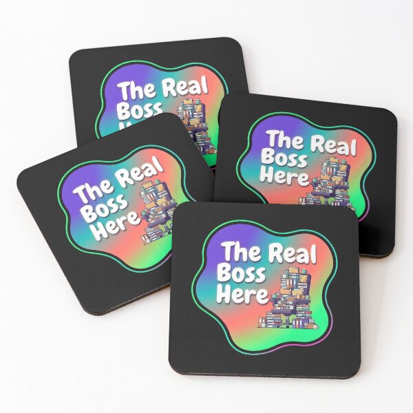 Item preview, The real boss here | Administrative assistant designed and sold by SocialStaticz.