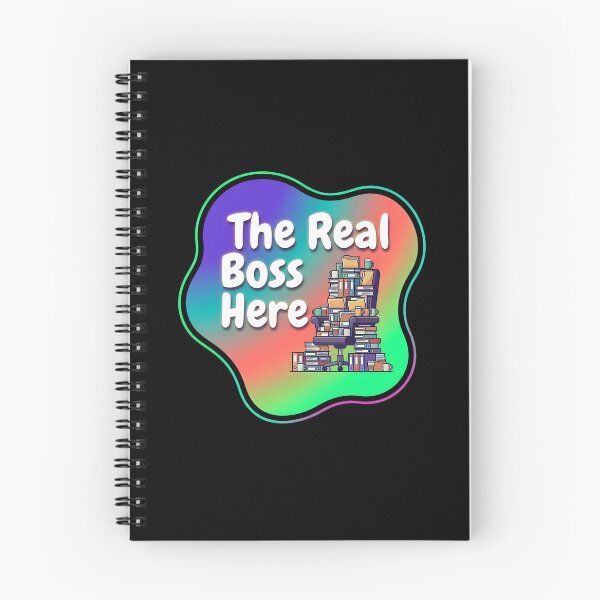 Item preview, The real boss here | Administrative assistant designed and sold by SocialStaticz.