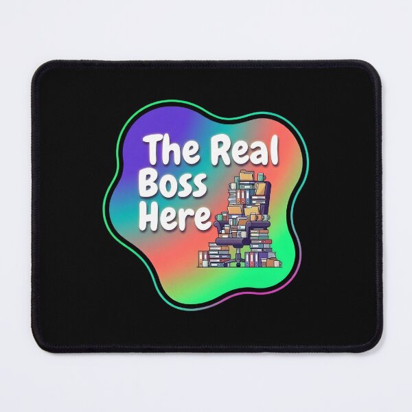 Item preview, The real boss here | Administrative assistant designed and sold by SocialStaticz.