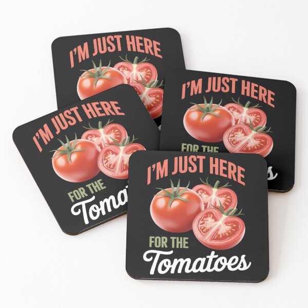 Item preview, Tomato Print Fruitarian Vegan I'm Just Here for the Tomatoes designed and sold by VENOM0RIOT.
