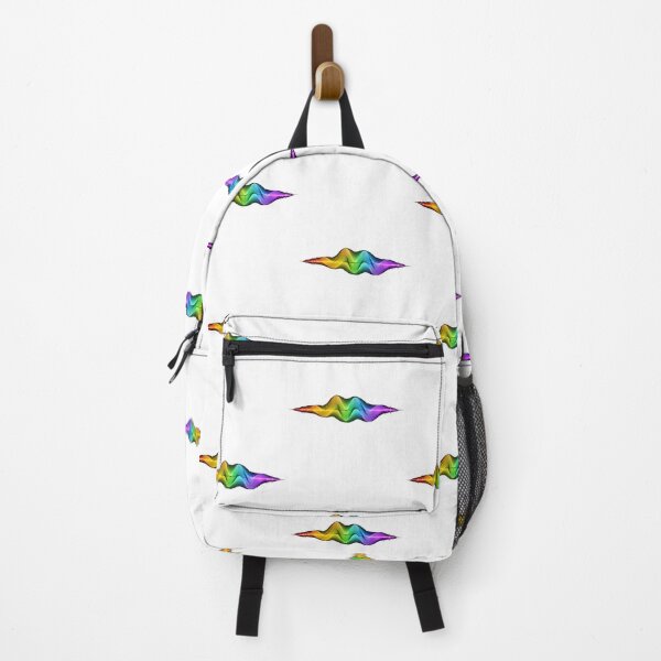 Item preview, Abstract Rainbow Sound Wave – Voice Signal Audio Visualization designed and sold by Mirgonhood.