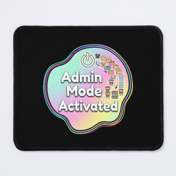 Item preview, Admin mode activated | Administrative assistant designed and sold by SocialStaticz.