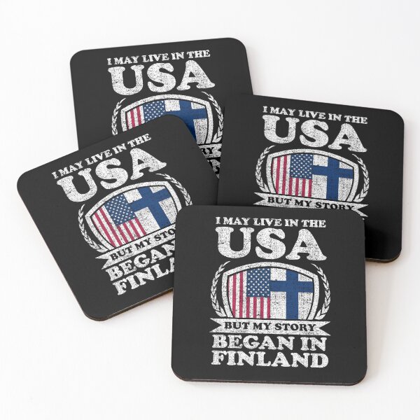 Item preview, I May Live In USA But My Story Began In Finland designed and sold by GabbyKash.