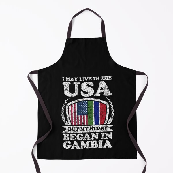 Item preview, I May Live In USA But My Story Began In Gambia designed and sold by GabbyKash.