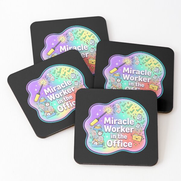 Item preview, Miracle worker in the office | Administrative assistant designed and sold by SocialStaticz.