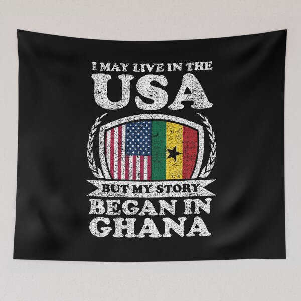 Item preview, I May Live In USA But My Story Began In Ghana designed and sold by GabbyKash.