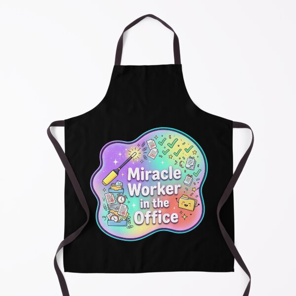 Item preview, Miracle worker in the office | Administrative assistant designed and sold by SocialStaticz.