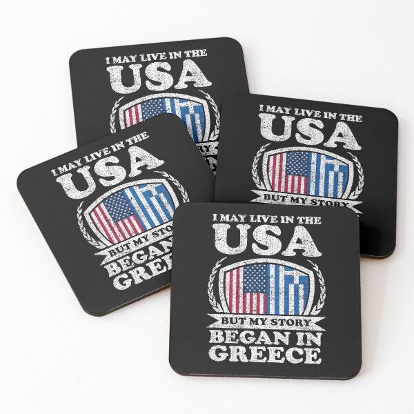 Item preview, I May Live In USA But My Story Began In Greece designed and sold by GabbyKash.