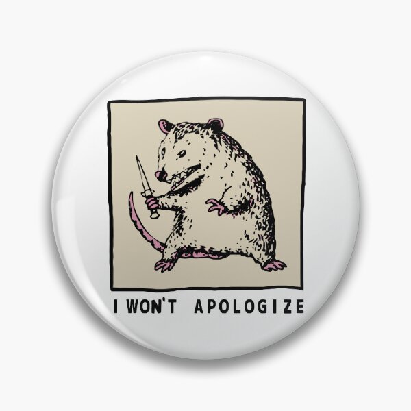 Item preview, I Won't Aplologize designed and sold by Angry Swan Designs.