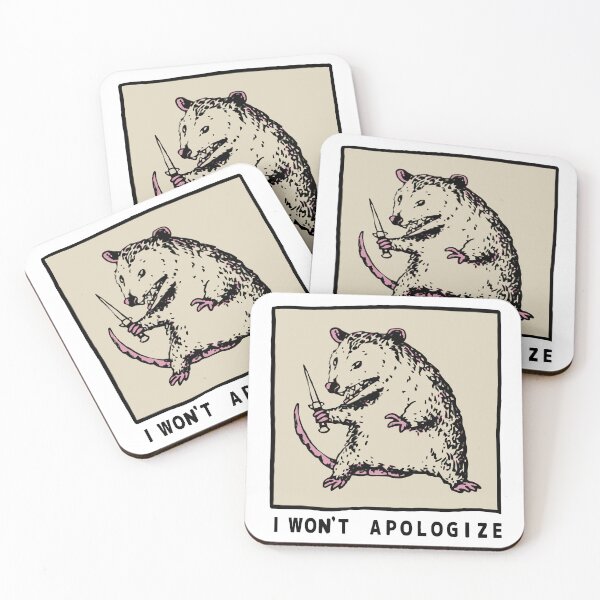 Item preview, I Won't Aplologize designed and sold by Angry Swan Designs.