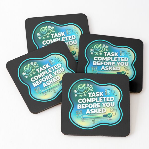 Item preview, Tasks completed before you asked | Administrative assistant designed and sold by SocialStaticz.