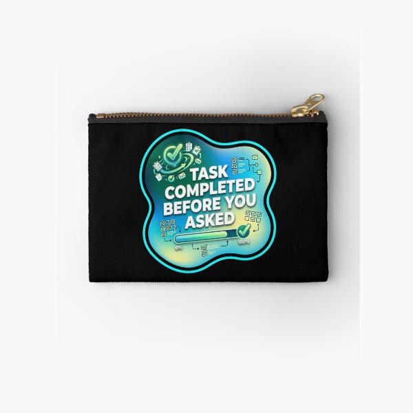 Item preview, Tasks completed before you asked | Administrative assistant designed and sold by SocialStaticz.