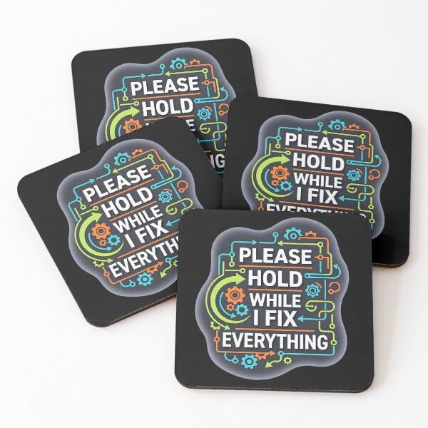 Item preview, Please hold while I fix everything | Administrative assistant designed and sold by SocialStaticz.
