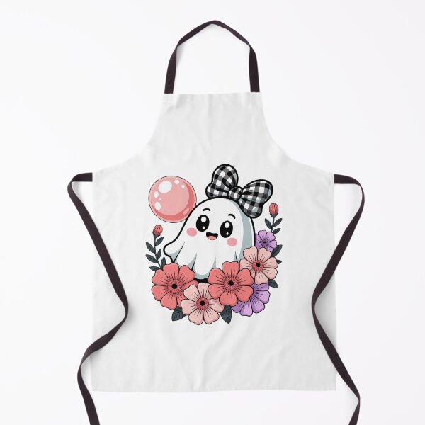 Item preview, Preppy Coquette Cute Boo Ghost with Halloween Blowing Bubble designed and sold by VENOM0RIOT.