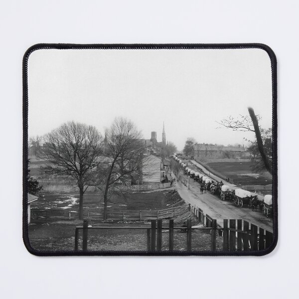 Item preview, Civil War Supply Wagons Entering Petersburg 1865 Photograph designed and sold by TheSoulOfArt.