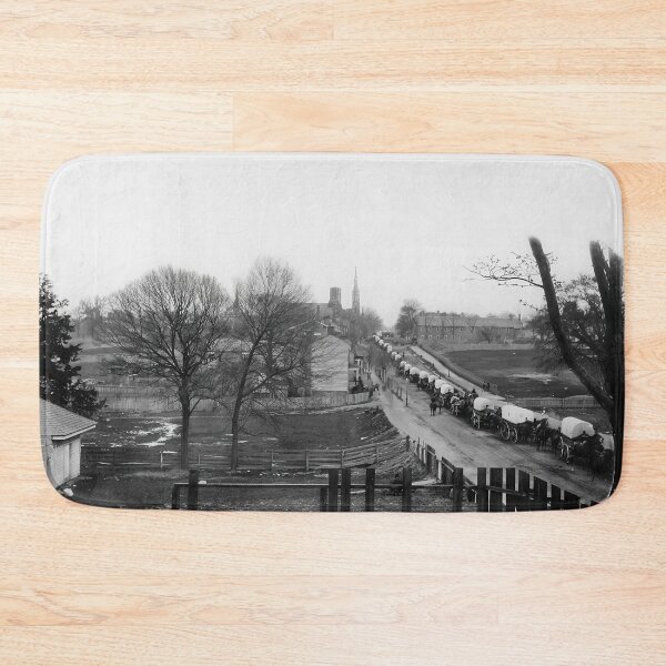 Item preview, Civil War Supply Wagons Entering Petersburg 1865 Photograph designed and sold by TheSoulOfArt.