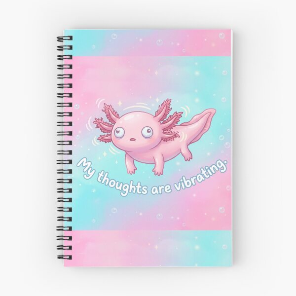 Item preview, My Thoughts Are Vibrating Kawaii Aesthetic designed and sold by Paws And Pause.