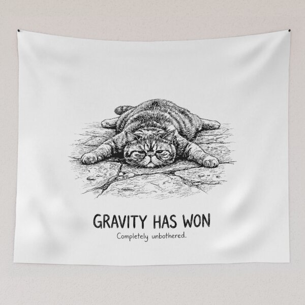 Item preview, The Perfect Floor Pancake - Exotic Shorthair Cat designed and sold by bapupa.