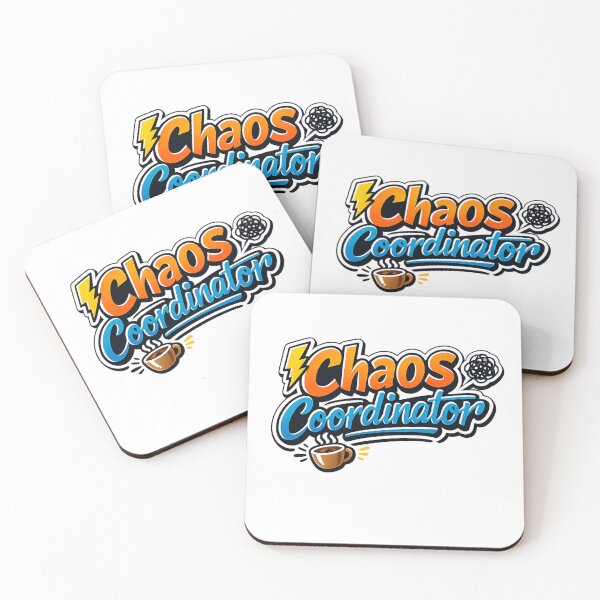Item preview, Chaos Coordinator Funny Bold Sticker designed and sold by MKreative Studio.