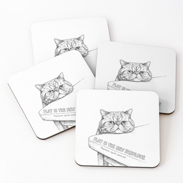 Item preview, The Smushed Face Masterpiece - Exotic Shorthair Cat designed and sold by bapupa.