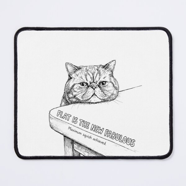 Item preview, The Smushed Face Masterpiece - Exotic Shorthair Cat designed and sold by bapupa.