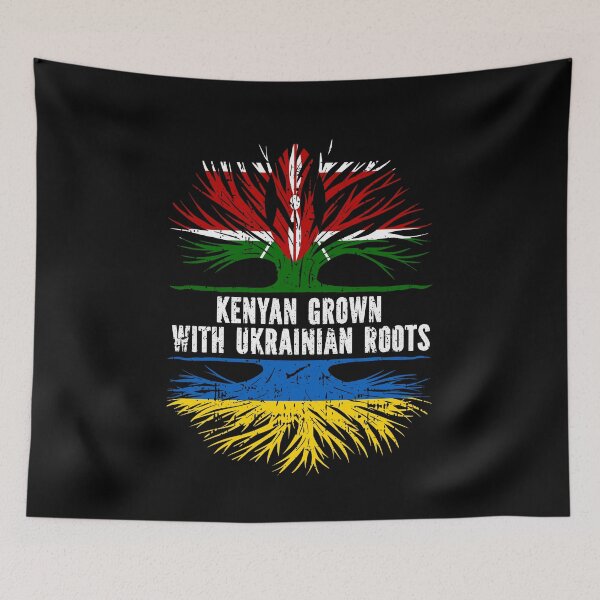 Item preview, Kenyan Grown with Ukrainian Roots  designed and sold by CosmoKitsch.