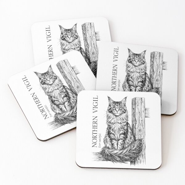 Item preview, Sentinel of the North - Maine Coon Cat designed and sold by bapupa.