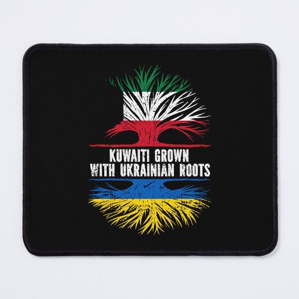Item preview, Kuwaiti Grown with Ukrainian Roots  designed and sold by CosmoKitsch.