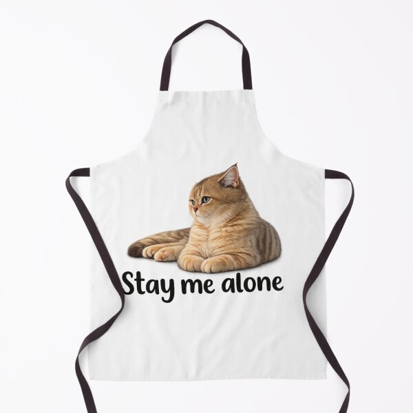 Item preview, Stay Me Alone Cat – Grumpy Ginger Cat Meme Design designed and sold by IrynaLineArt.